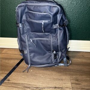 CALPAK Terra 26L Laptop Duffel Backpack in Indigo